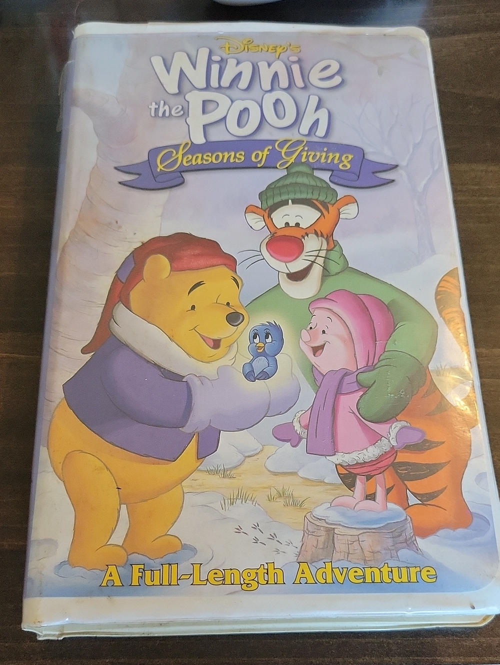 Disney Winnie the Pooh Seasons of Giving VHS- Yellow, Purple, Green, Pink